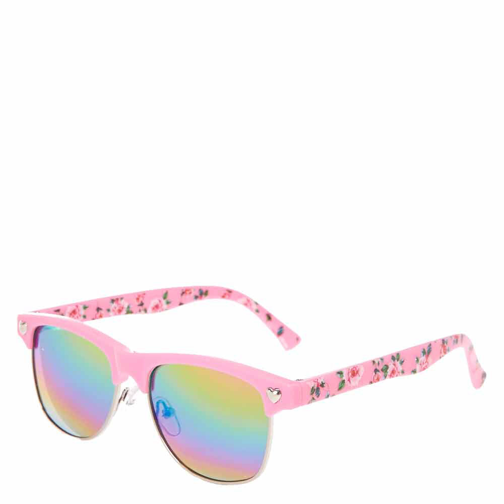 Kids Pink Floral Print Sunglasses Kids Pink Floral Print Sunglasses