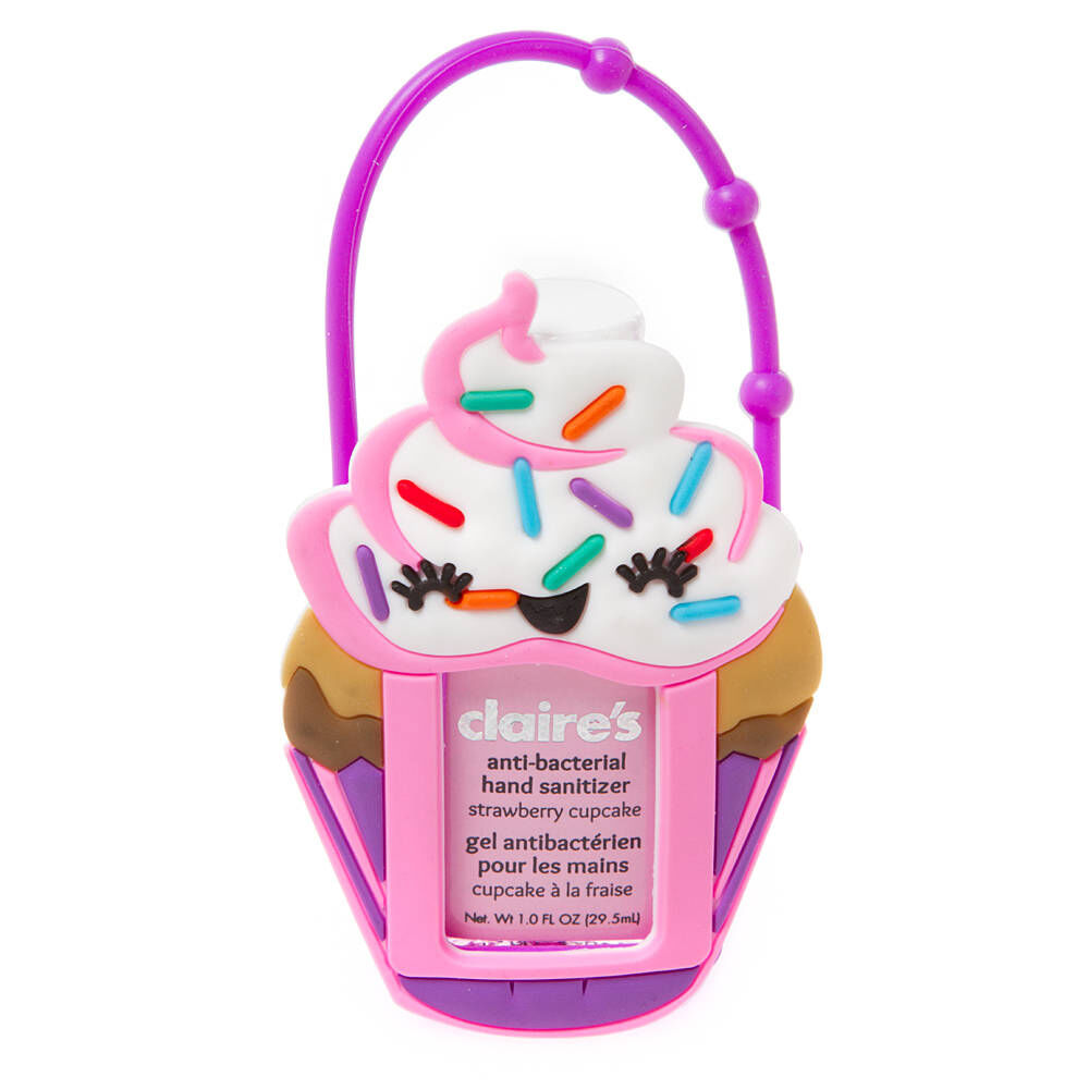 Cupcake Holder with Strawberry Cupcake Anti-Bacterial Hand Sanitizer Cupcake Holder with Strawberry Cupcake Anti-Bacterial Hand Sanitizer