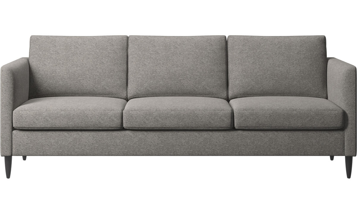 3-sitzer Sofas - Indivi Sofa - Grau - Stoff