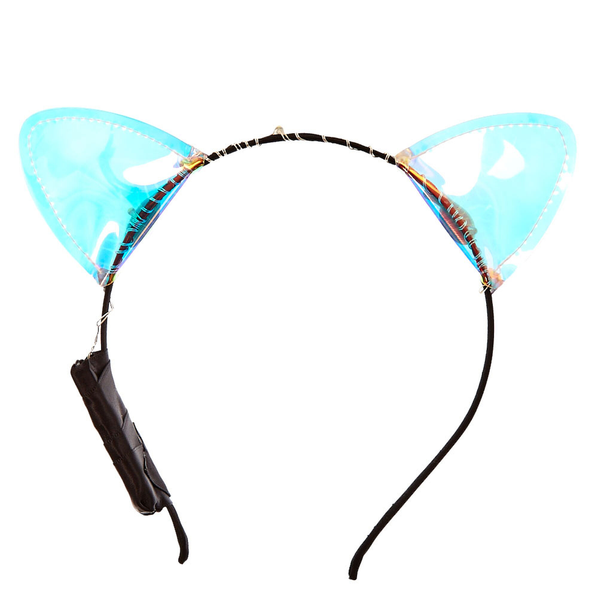 Light Up Holographic Cat Ears Claire's US