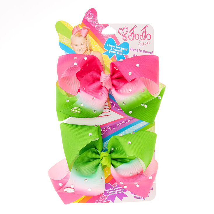 JoJo Siwa Small Watermelon Rhinestone Bestie Hair Bows 
